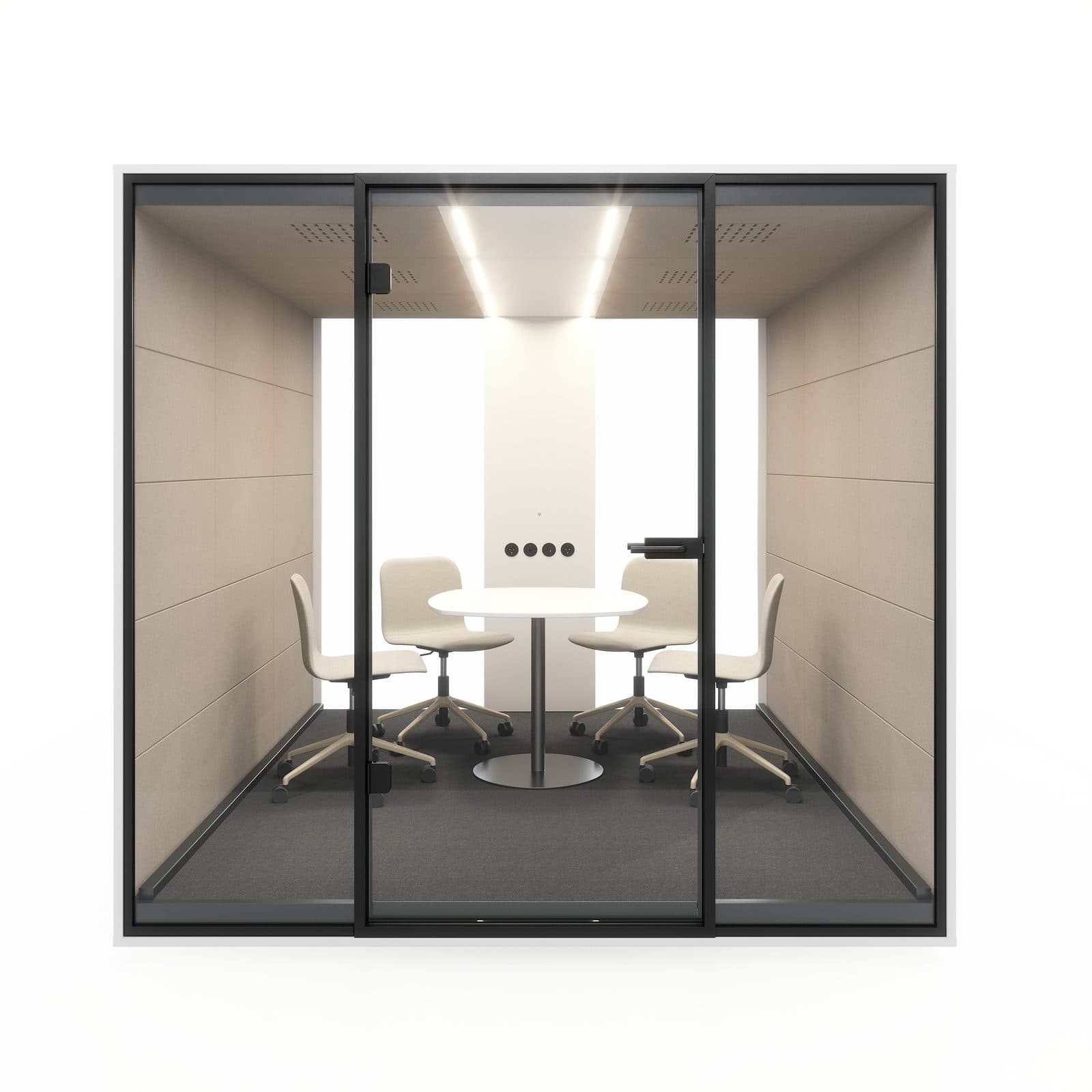 When a booth needs to be a room.