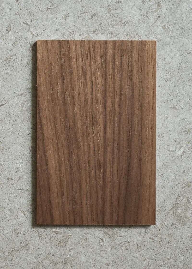 Close-up of lacquered veneer surface